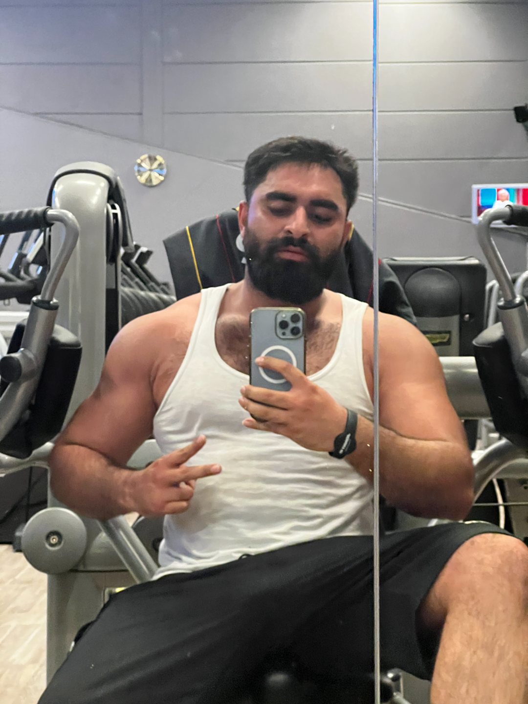 Murti vorher bei etwa 105 Kilogramm